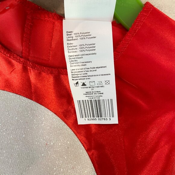 Disney Lilo & Stitch Toddler Costume Dress & Headband 2T Red Leaf NWTDescription - Picture 10 of 16